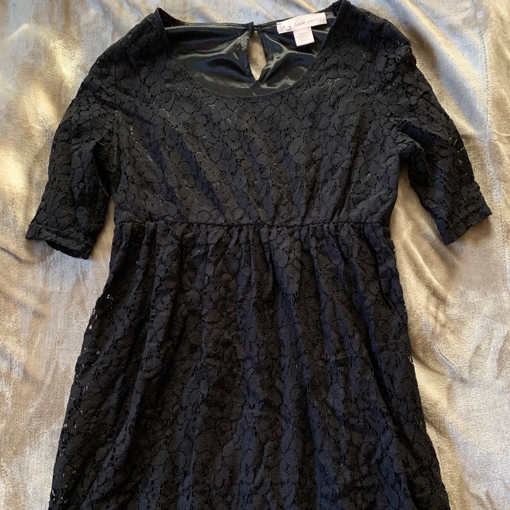 Francesca's Black Lace Dress